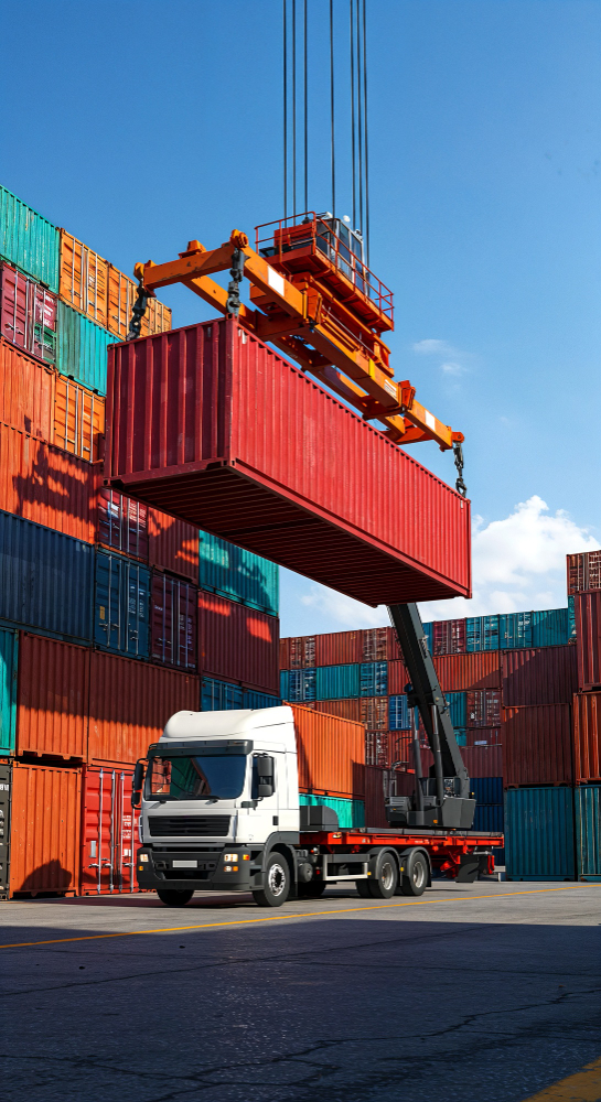 Animated Global Logistics Network